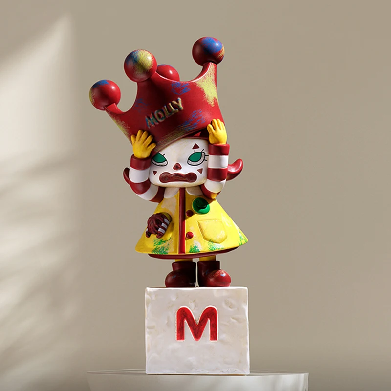 Pop mart molly estátuas de ani - Model Kit Anime Girl avaliação e preço